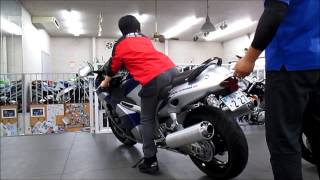 GSX1300R 隼の足つき！？
