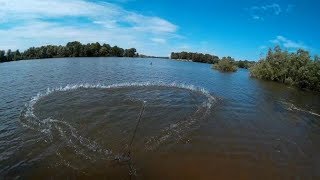 Рыбалка, лето, кастинговая сеть 6 м!