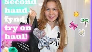 ♡Mina 7 SJUKA secondhand fynd+ try on!♡
