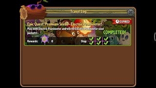 Electric Peashooter - Epic Quest: Premium Seeds - Plants vs. Zombies 2