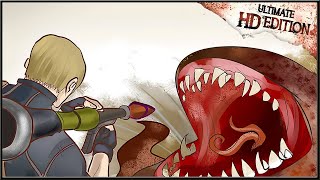 RE4 UHD - The Origin of Nightmare Mod - The MEGALODON Shark Boss. (Skin Test from Del Lago)