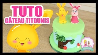 Gâteau d'anniversaire des Titounis - Tuto de gateau pour enfants -Titounis - Atelier de Roxane
