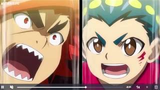 Beyblade burst god AMV Valt vs Xhaka. Undefeated (Skillet)