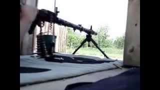Стрельба из пулемета MG34