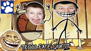 СМЕШНОЕ ВИДЕО ДЛЯ ДЕТЕЙ | ТРОЛ ФЕЙС КВЕСТ | ИГРАЕМ И СМЕЕМСЯ В TROLL FACE QUEST | Матвей Котофей