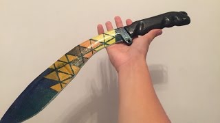 How to make kukri GLOW knife from Critical Ops? / КАК СДЕЛАТЬ НОЖ КУКРИ ГЛОУ ИЗ КРИТИКАЛ ОПС?