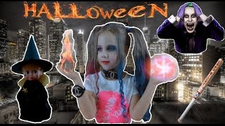Halloween, DIY, Harley Quinn MAKEUP, Маша и Медведь Хелоуин Новые Серии, Харли Квинн МАКИЯЖ