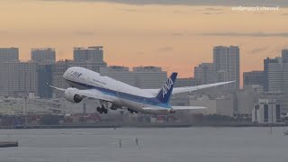All Nippon Airways (ANA) Boeing 787-9 Dreamliner JA833A 羽田空港 離陸 2019.12.6