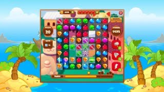 Сокровища пиратов 1495 уровень/ Pirate treasures level 1495