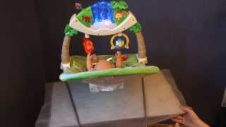 Музыкальный шезлонг «Тропический лес» Fisher-Price (Фишер Прайс) || tobby.by