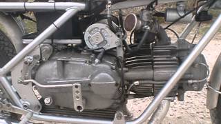 Starting Moto Guzzi Falcone 500cc