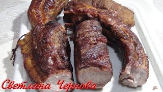 Готовлюсь к Пасхе. Мясо копченое в коптильне Золингер.