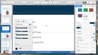 Designing a custom Keynote presentation theme
