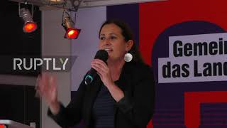 Germany: Die Linke top candidate Wissler slams govt over Afghanistan in Stuttgart