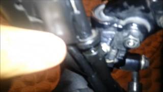 Lubrificando cabo do acelerador e embreagem