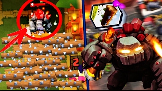 УБИЛ ГОЛЕМА БРЕВНОМ! 100 БРЁВЕН vs. ГОЛЕМ - #GolemLogChallenge [Clash Royale]