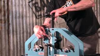 Baileigh Industrial R-M7 Roll Bender Manual Pinch Rolling Machine Tube and Pipe Roll