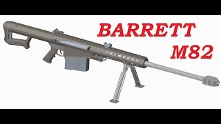 3D Модель Barrett M82. Triotec