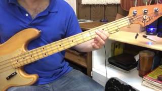 Walking country style bass in C