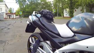 SUZUKI GSR 600 полировка выпускного коллектора