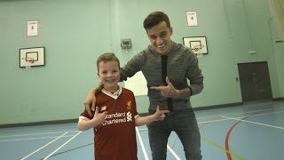 When Max met Coutinho: 'Best day ever!' | Pure Liverpool FC