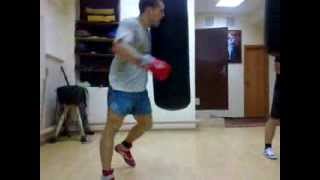 Бокс: 12 на мешках.раунд 10 / Boxing: 12 on bags. A round 10
