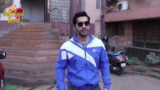 Varun Dhavan With Father David Dhavan Spotted At Empire Studio Andheri