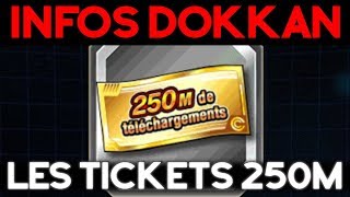 INFOS DOKKAN BATTLE : les tickets 250M et LR Gohan/Videl