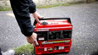 盗難に合った発電機【２０１０年１２月】ヤンマー YSG750