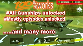 hack GUNSHIP BATTLE latest version #not mooded apk#new method