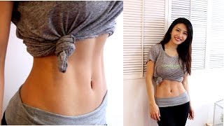 塑造腹肌及馬甲線必學－簡易練腹法 //simple abs workout