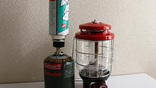 キャンプ用　ガス詰め替え　OD缶-CB缶　G-works gas saver Kovea adapter
