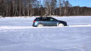 Subaru Tribeca B9 снег offroad 4x4 vs Kia Sportege