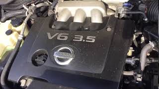 2006 Black Nissan Murano SL V6 Engine