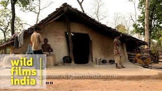 Traditional mud house in the remote village near Panna, MP