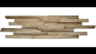Монтаж стеновых панелей Flitch Design