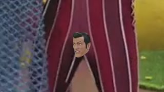 We Are Number One but its zoomed on the crotch area (the abscence of crotch triggers big weed man)