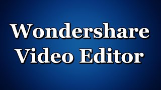 Wondershare Video Editor переходы разрезать видео заменить звук урок №5