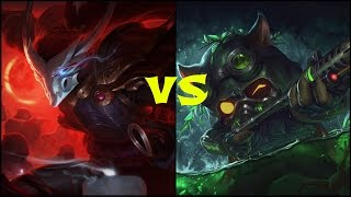 YASUO VS TEEMO DYNAMIC DRAFT 6.7 - SATAN MAIN ?!