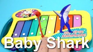 How to play baby shark on xylophone