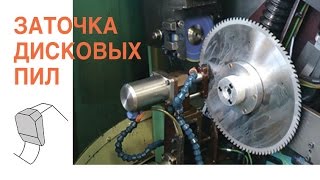 Заточка твёрдосплавных дисковых пил на станках Vollmer