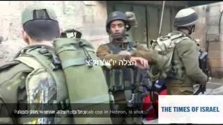 Palestinian woman attempts to stab cop in Hebron, is shot
