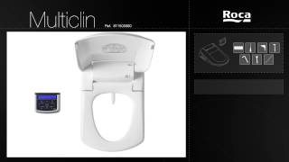 Крышка сиденье Roca Multiclin 811503000 с микролифтом, петли хром 22