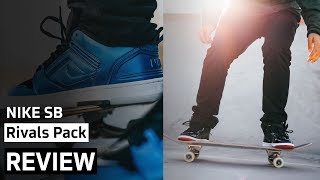 Nike SB Rivals Pack | Review + On-Feet | AFEW STORE (Jordan 11 Bred + Foamposite Penny)