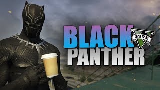 GTA 5 Mod - BLACK PANTHER !! - Momen Lucu GTA