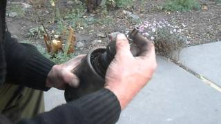 Разборка стартера, разбита тормозная шайба.Dismantling the starter broken brake disc.