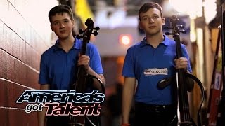 Emil & Dariel: Cello Players Rock With Jimi Hendrix Cover - America's Got Talent 2014