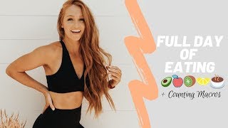 FULL DAY OF EATING & COUNTING MACROS