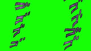 ゴ MENACING ゴ (JoJo's Bizarre Adventure Greenscreen, download in desc)