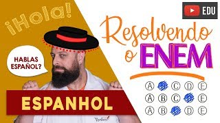 Respondendo o ENEM - Espanhol. [Prof. Noslen]